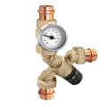 Product Image of 3/4" Sweat Union AngleMix 3-Way Thermostatic Mixing Valve w/ Probe