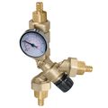 Product Image of 3/4" PEX Expansion Union AngleMix Thermostatic Mixing Valve w/ Check, Gauge