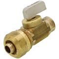 Product Image of 1/2" Female Solder x  1/2" (5/8 OD) Compex Straight Stop Valve, Lead Free (Brass)