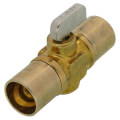 Product Image of 3/4" Female Solder x 3/4" Female Solder In-Line Stops & Isolation Valve, Lead Free (Brass)