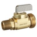 Product Image of 3/8" MIP x Male Hose, Straight Hose and Boiler Drain Valve, Lead Free (Brass)