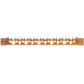Product Image of 2" x 26" Secure-All Flat Stub Out Bracket, Copper Plated Steel, 18 GA (22" Bracketing Area)
