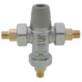 Product Image of 3/8" Compression Union Scald Protection 3-Way Thermostatic Mixing Valve, 2 CV (Lead Free)