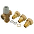 Product Image of 1/2" Threaded Scald Protection 3-Way Thermostatic Mixing Valve, 2 CV (Lead Free)