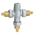 Product Image of 1" PEX Crimp Scald Protection 3-Way Thermostatic Mixing Valve, 2 CV (Lead Free)
