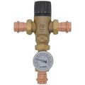 Product Image of 3/4" Press MIXCAL 3-Way Thermostatic Mixing Valve w/ Temperature Gauge