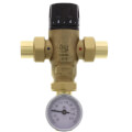 Product Image of 3/4" Sweat MIXCAL 3-Way Thermostatic Mixing Valve w/ Temperature Gauge