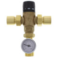 Product Image of 1" Sweat MIXCAL 3-Way Thermostatic Mixing Valve w/ Temperature Gauge