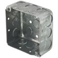 Product Image of 4" Square Drawn Box, 2-1/8" Deep w/ 1/2" & 3/4" Knockouts