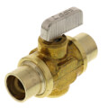 Product Image of 1/2" Female Solder x 1/2" Female Solder In-Line Stops & Isolation Valve, Lead Free (Brass)