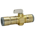 Product Image of 1/2" QUICK-GRIP x 1/2" QUICK-GRIP In-Line Stops & Isolation Valve w/ Drain, Lead Free (Brass)