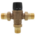 Product Image of 1-1/4" NPT 3-Way High-Flow Thermostatic Mixing Valve, 7.6 Cv (Lead Free)