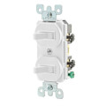 Product Image of Single-Pole, Duplex Style Switch Combo, 3-Way Combo, 15A - White (120/277V)