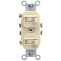 Product Image of 3-Way AC Combination Switch, Non-Grounding - Ivory (120/277V)