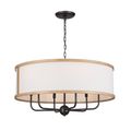 Product Image of Heddle 30" 6 Light Chandelier (Anvil Iron)