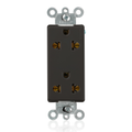 Product Image of 15A Decora Plus Duplex Receptacle/outlet, Commercial Grade Europlug (Black)