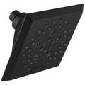 Product Image of H2OKinetic 5-Setting Angular Modern Raincan Shower Head (Matte Black), 52664-BL