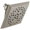 Product Image of H2OKinetic 5-Setting Angular Modern Raincan Shower Head (Lumicoat Stainless), 52664-SS-PR