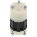 Product Image of Industrial Grade Connector, 5A, NEMA 5-15R - Black/White (125V)