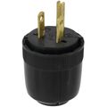 Product Image of Medium-Duty Dead Front Plug, 2P, 3-Wire, 15A, NEMA 5-15P - Black (125V)