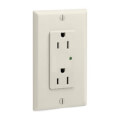 Product Image of Decora Plus Surge Protective Duplex Receptacle, 15A, 2P, NEMA 5-15R, - Light Almond (125V)