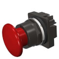 Product Image of 1-3/4" Plastic Red Push Button