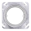 Product Image of 4" x 5/8" Raised Square Box Cover, Center Blanked w/ Tapped Ears on 2-3/4" Centers