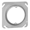 Product Image of 4" Steel Square Device Cover, Center Blanked w/ Tapped Ears - 1/2" Raised