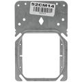 Product Image of 4" Square Box Mounting Plate with 3/4" Double Gang Device Ring