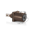 Product Image of Rhino-Hide Double Pole Male 45 Deg Receptacle Double Hole Bus Bar, 313MCM-777MCM Cable (Brown)