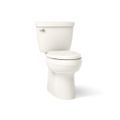 Product Image of Cimarron Two-Piece Elongated Toilet w/ Skirted Trapway, 1.28 Gpf (Biscuit), K-5310-96
