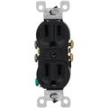 Product Image of Duplex Receptacle w/ Quickwire, 15A, 5-15R - Black (125V)