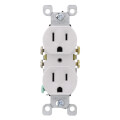 Product Image of Duplex Receptacle w/ Quickwire, 15A, 5-15R - White (125V)