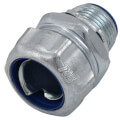 3/4" Insulated Zinc Plated Steel Straight Liquid Tight Connector