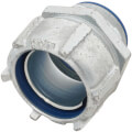 Product Image of 2" Insulated Zinc Plated Malleable Iron Straight Liquid Tight Connector