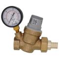 Product Image of 3/4" PEX Crimp Union x FNPT PresCal Compact Pressure Reducing Valve with Gauge