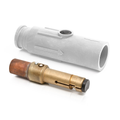 Product Image of 22 Series Plug, Male, 690A Max, 600V Crimp Tube Termination, 500-750 MCM Cable Range (White)