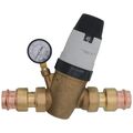 Product Image of 1-1/4" Press Pressure Reducing Valve w/ Gauge (Low Lead, Pre-adjustable)