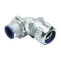 2" Insulated Zinc Plated Malleable Iron 90-Degree Liquid Tight Connector
