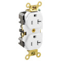Product Image of Industrial Series Extra Heavy Duty Duplex Receptacle, 20A, 5-20R - White (125V)