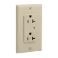 Product Image of Decora Plus Surge Protective Duplex Receptacle, 20A, 2P, NEMA 5-20R - Ivory (125V)