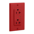 Product Image of Decora Plus Surge Protective Duplex Receptacle, 20A, 2P, NEMA 5-20R - Red (125V)