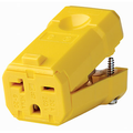 Product Image of 20A, 250V NEMA 6-20R, 2P, 3W, Connector, Straight Blade, Grounding, Python (Yellow)