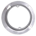 Product Image of 4" x 5/8" Raised Round Box Cover, Center Blanked w/ Tapped Ears on 2-3/4" Centers