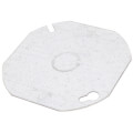 Product Image of 4" Octagon Box Cover, Flat w/ 1/2" Knockout