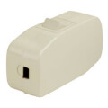 Product Image of Heavy Duty In-Line Cord Light Switch, 3A - Ivory (125V)