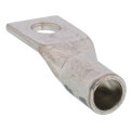 One Hole Standard Barrel Copper Lug, Wire Size #4 AWG, 1/4" Bolt (Gray)