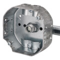 Product Image of 4" x 1-1/2" Deep Octagon Box for Use w/ Non-Metallic Sheathed Cable