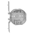 Product Image of 4" x 1-1/2" Deep Octagon Box w/ 1/2" Knockouts, NM C-5 Cable Clamps & V Bracket