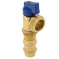 Product Image of Press 1/4 Turn Washing Machine Valve Top Handle (Blue)